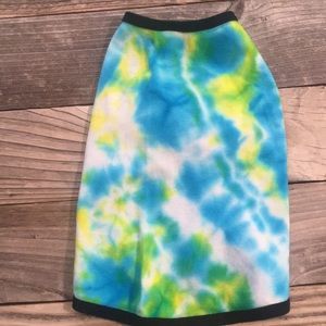 Tie Dyed Dog T-Shirt size M fsmall dog under 15lb